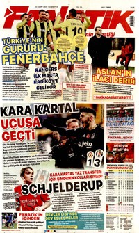 Fanatik Gazetesi Manşeti