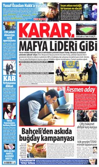 Karar Gazetesi Manşeti