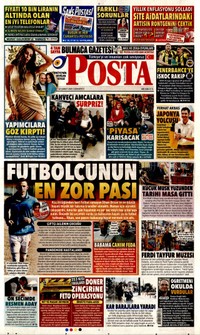 Posta Gazetesi Manşeti