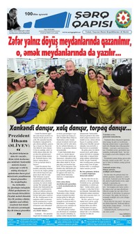 Şark Kapısı Gazetesi Manşeti