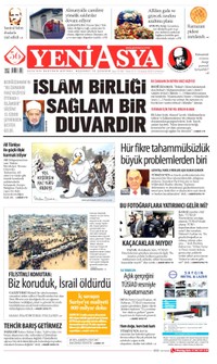 Yeni Asya Gazetesi Manşeti