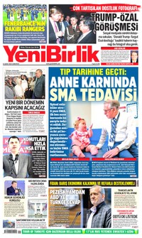 YeniBirlik Gazetesi Manşeti