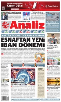 Analiz Gazetesi Manşeti