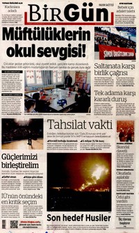 BirGün Gazetesi Manşeti