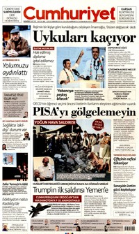 Cumhuriyet Gazetesi Manşeti