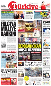 Türkiye Gazetesi Gazetesi Manşeti