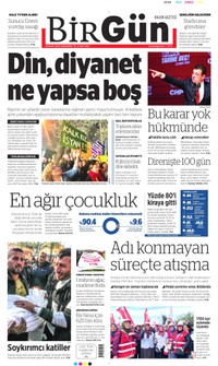 BirGün Gazetesi Manşeti