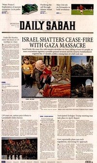 Daily Sabah Gazetesi Manşeti