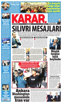 Karar Gazetesi Manşeti