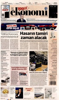 NB Ekonomi Gazetesi Manşeti