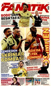 Fanatik Gazetesi Manşeti