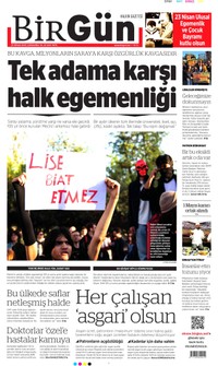 BirGün Gazetesi Manşeti