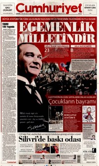 Cumhuriyet Gazetesi Manşeti