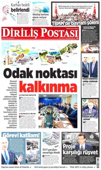 Diriliş Postası Gazetesi Manşeti