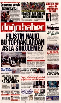 Doğru Haber Gazetesi Manşeti