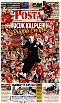 Posta Gazetesi Manşeti