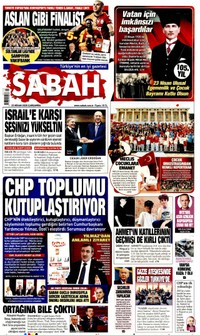 Sabah Gazetesi Manşeti
