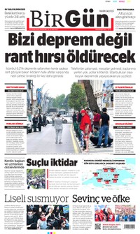 BirGün Gazetesi Manşeti