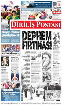 Diriliş Postası Gazetesi Manşeti