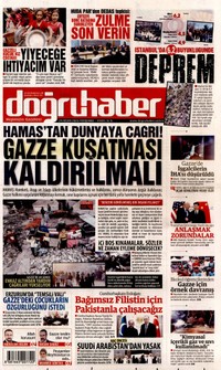 Doğru Haber Gazetesi Manşeti