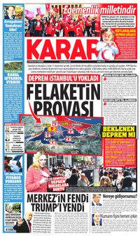 Karar Gazetesi Manşeti