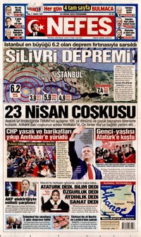 Nefes Gazetesi Manşeti