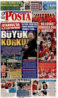 Posta Gazetesi Manşeti