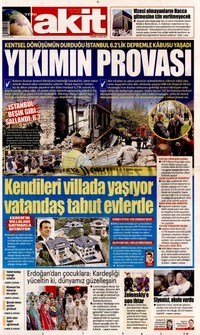 Yeni Akit Gazetesi Manşeti