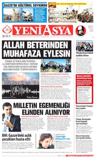 Yeni Asya Gazetesi Manşeti