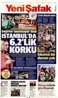 Yeni Şafak Gazetesi Manşeti
