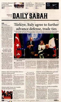 Daily Sabah Gazetesi Manşeti