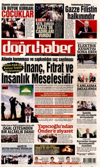 Doğru Haber Gazetesi Manşeti