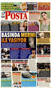 Posta Gazetesi Manşeti