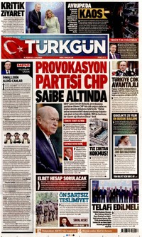 Türkgün Gazetesi Manşeti