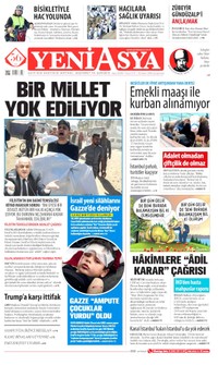 Yeni Asya Gazetesi Manşeti