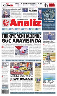 Analiz Gazetesi Manşeti