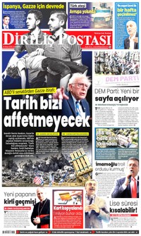 Diriliş Postası Gazetesi Manşeti