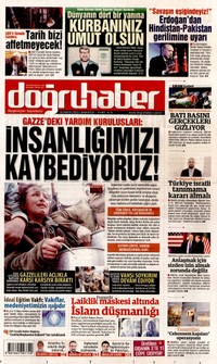 Doğru Haber Gazetesi Manşeti