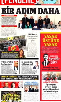 Gazete Pencere (Online Gazete) Gazetesi Manşeti
