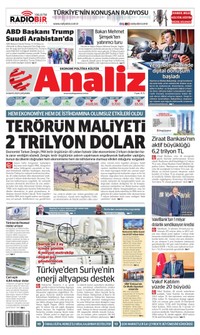 Analiz Gazetesi Manşeti