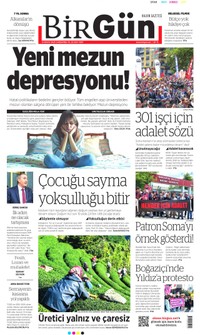 BirGün Gazetesi Manşeti