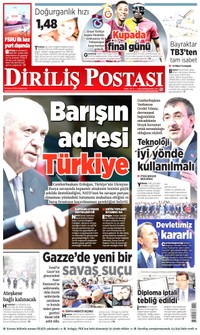 Diriliş Postası Gazetesi Manşeti