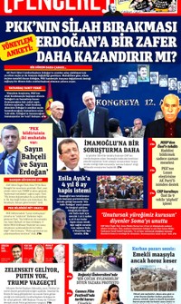 Gazete Pencere (Online Gazete) Gazetesi Manşeti