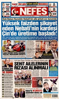 Nefes Gazetesi Manşeti