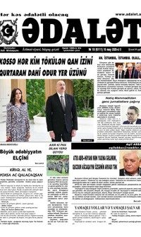 Adalet Gazetesi Manşeti