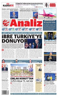 Analiz Gazetesi Manşeti