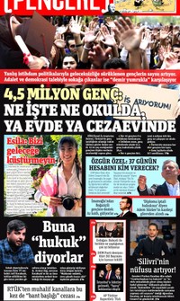 Gazete Pencere (Online Gazete) Gazetesi Manşeti