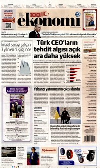 NB Ekonomi Gazetesi Manşeti