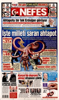 Nefes Gazetesi Manşeti