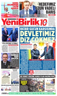 YeniBirlik Gazetesi Manşeti